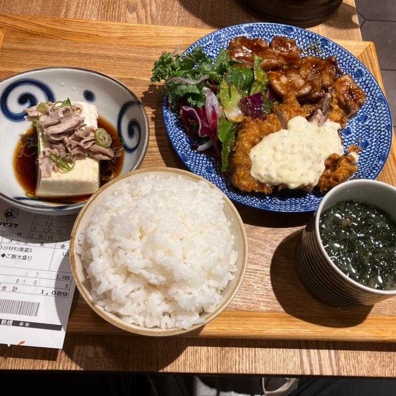 ごろごろタルタルのチキン南蛮(ワビスケ　)