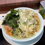 わかめ中華そば+ねぎ(ニューともちんラーメン 川崎駅前店)
