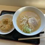 白味噌ラーメンセット　ミニチャーハン
