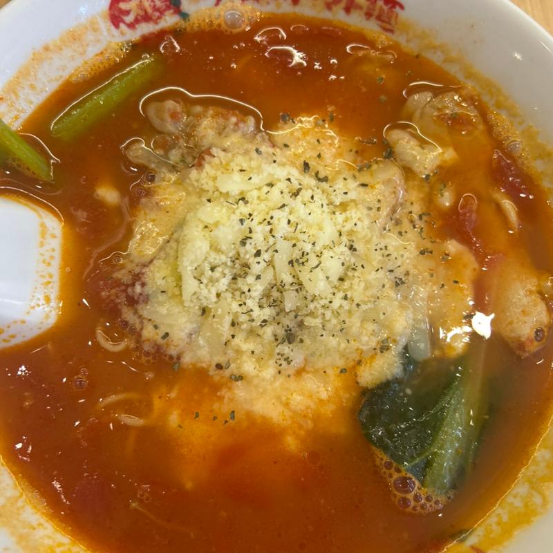 太陽のチーズラーメン(太陽のトマト麺 元住吉支店)