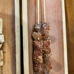 ラム肉の串焼き