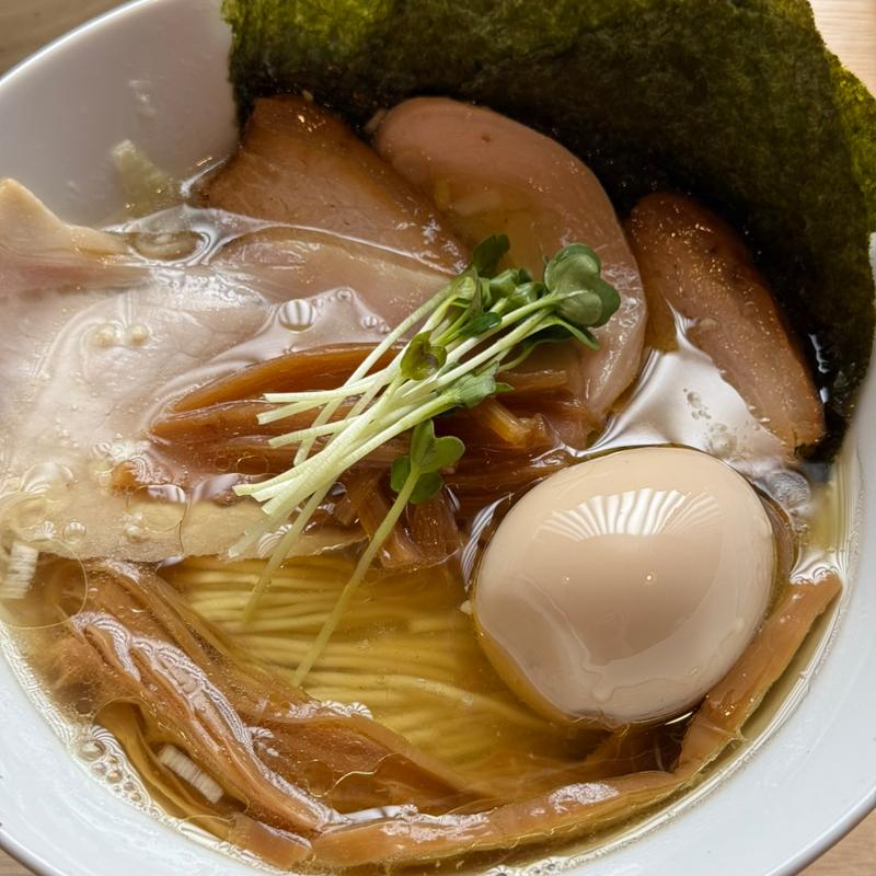 特製しおそば(こまつ中華蕎麦)