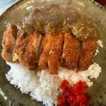 かつカレー ライス大盛り(レスボアール 多加良浦店)