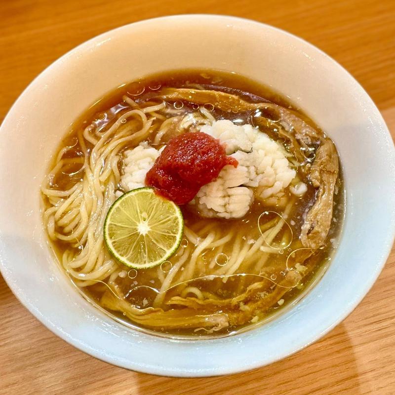 冷やし鱧出汁ラーメン(ガモウスマイル)
