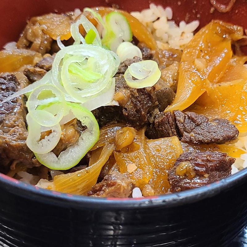 牛すじ丼 セット(ラーメン幸雅)