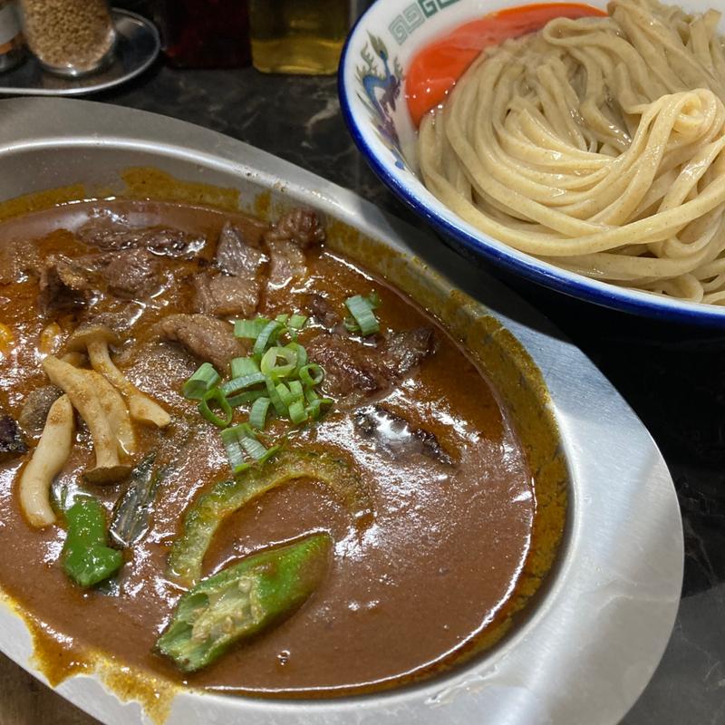 牛カリーつけそば(群青 )