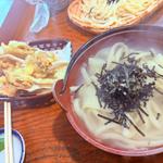 かまあげうどん➕舞茸天ぷら