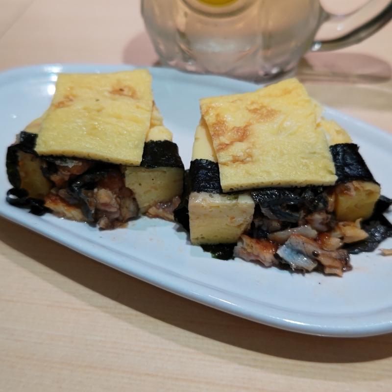 鰻巻き(神奈川回転寿司 二代目ぐるめ亭 港南台バーズ店)