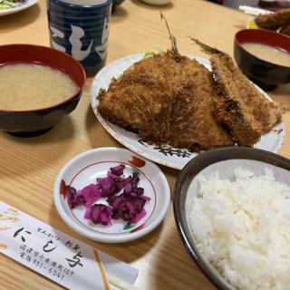 アジフライ定食
