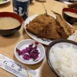 アジフライ定食