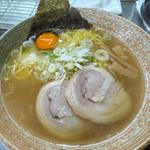 ラム出汁悪い奴旨い奴つけそば、生卵