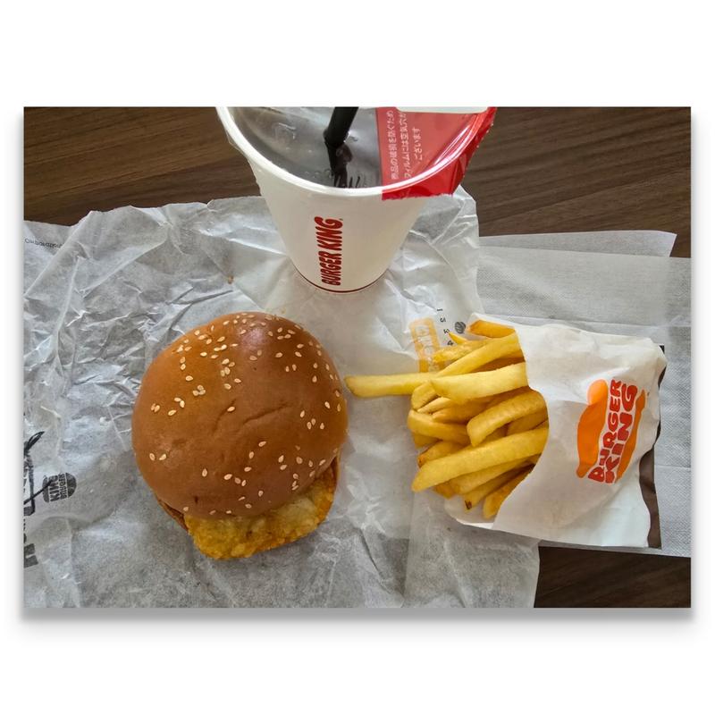 ハッシュ＆BBQバーガーセット(バーガーキング ニッケコルトンプラザ店)