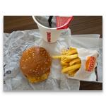ハッシュ＆BBQバーガーセット
