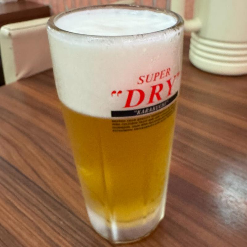 生ビール(スーパードライ)(満州屋 )