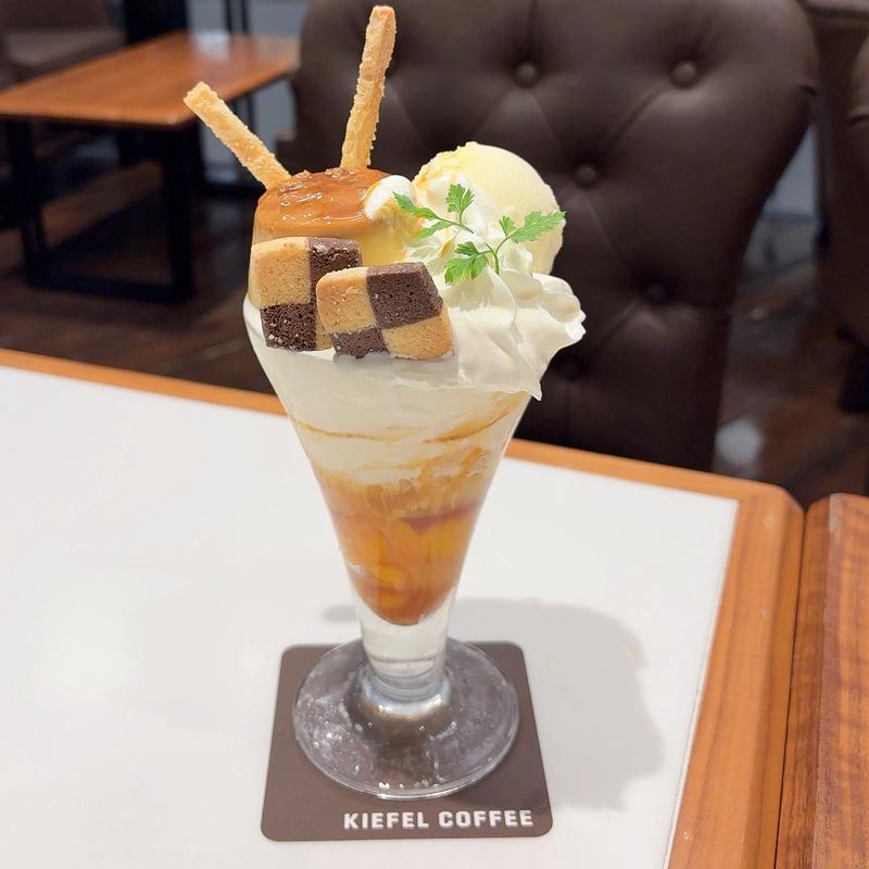 プリンパフェ(Kiefel Coffee café le pin あべのハルカス近鉄本店)