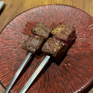 牛串(うしどろぼう 牛串焼)