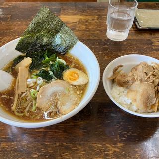 特製めん花ラーメンミニ焼肉丼