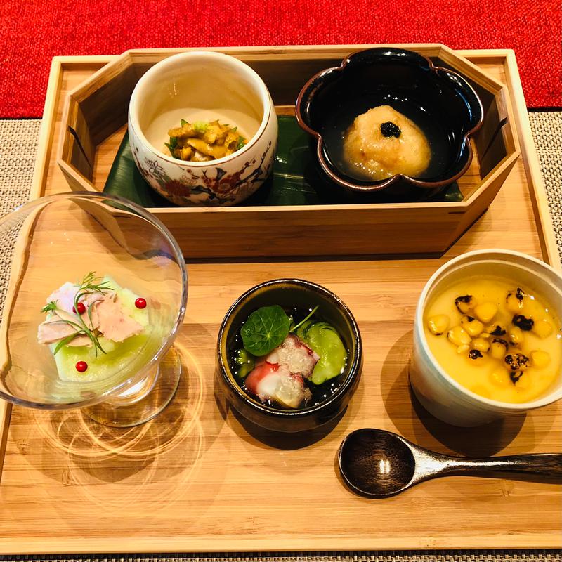 先付け・お凌ぎ・煮物(萌蘖 Wasabi)