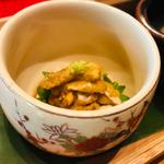生湯葉の雲丹のせ_先付