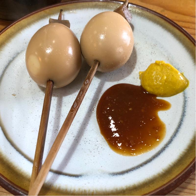 おでん　玉子(手打ちうどん 渡辺)