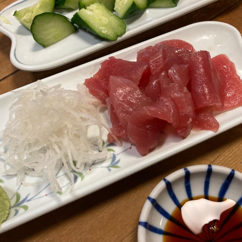 マグロ刺(酒津屋 中店)