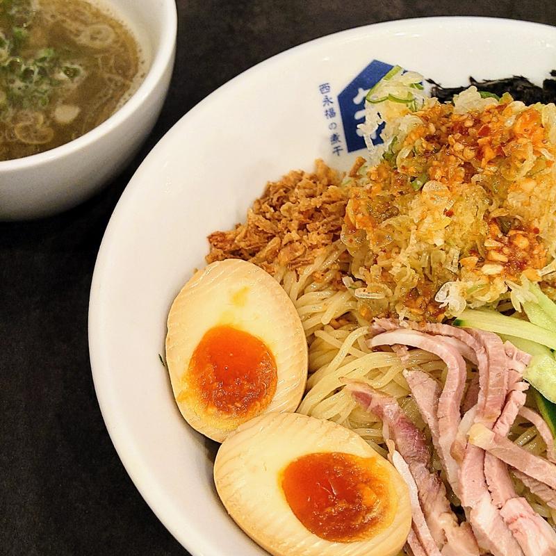 煮干冷やし葱そば(西永福の煮干箱)