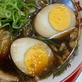 味付け玉子(東京背脂黒醤油ラーメン 伍福軒 川崎店)