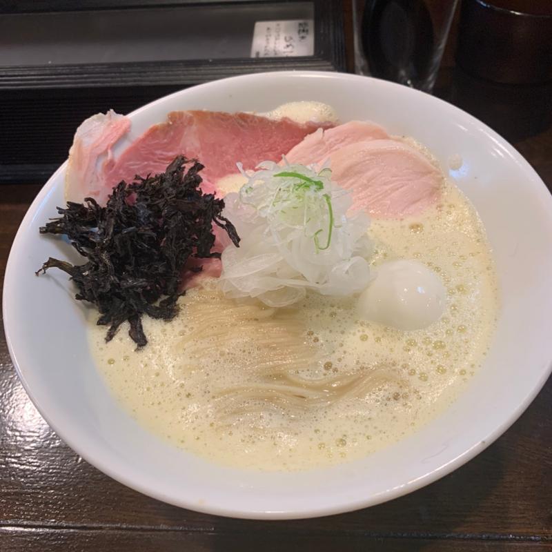 本日の限定　冷製牡蠣白湯麺(麺屋 喜楽明人)