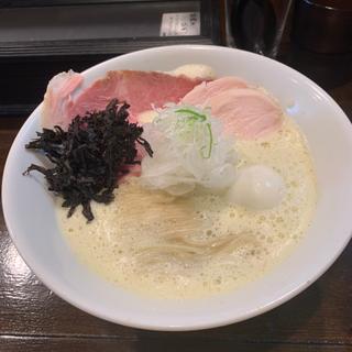 本日の限定　冷製牡蠣白湯麺(麺屋 喜楽明人)