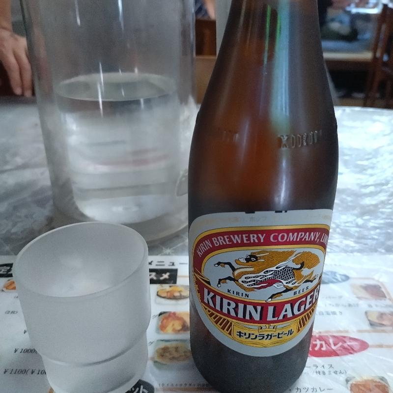 ビール（中瓶）(レストランばーく )