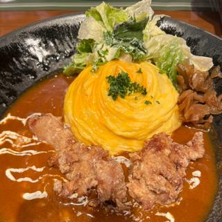 北海道バターチキンオムカレー