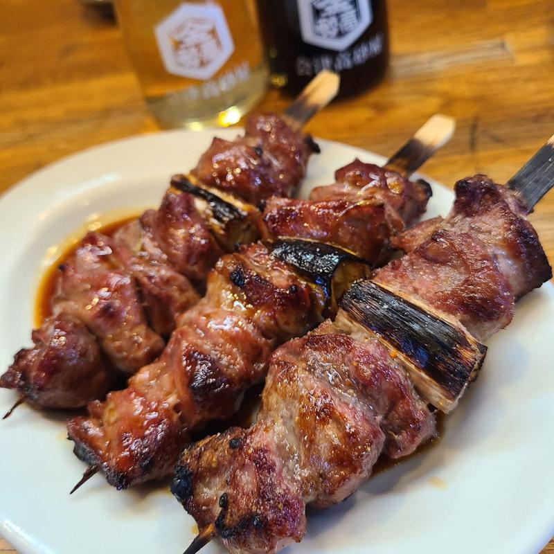 焼鳥 タレ 3本(牛乳屋食堂)