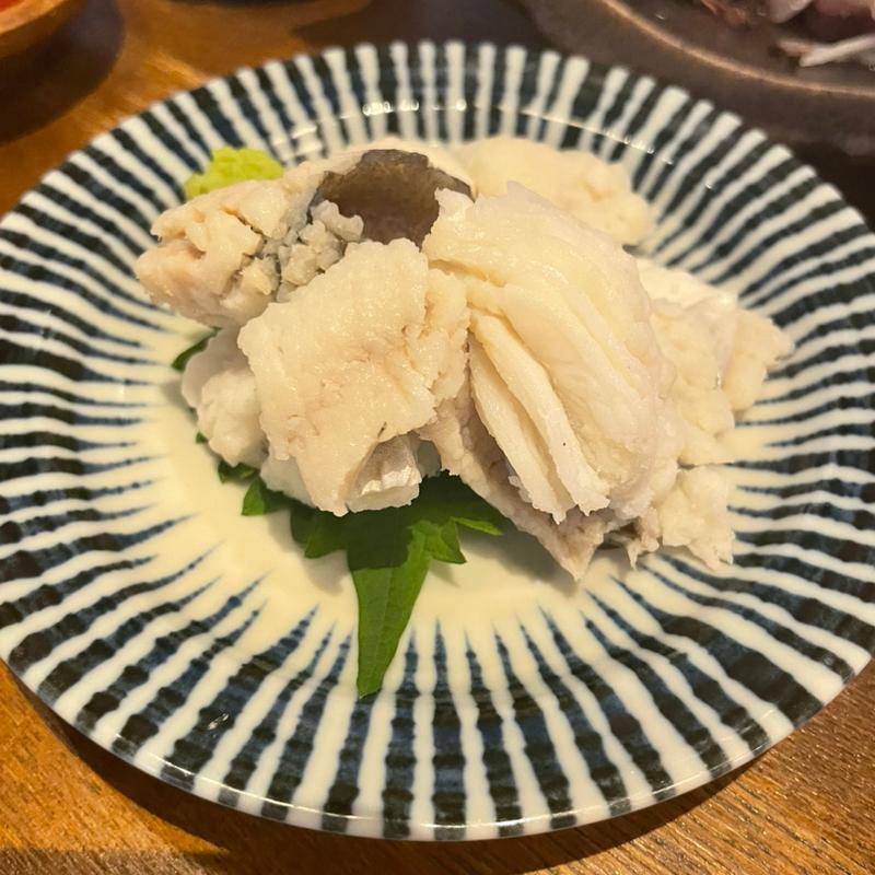 ハモの湯引き(炭火やきとり とさか 上尾店)