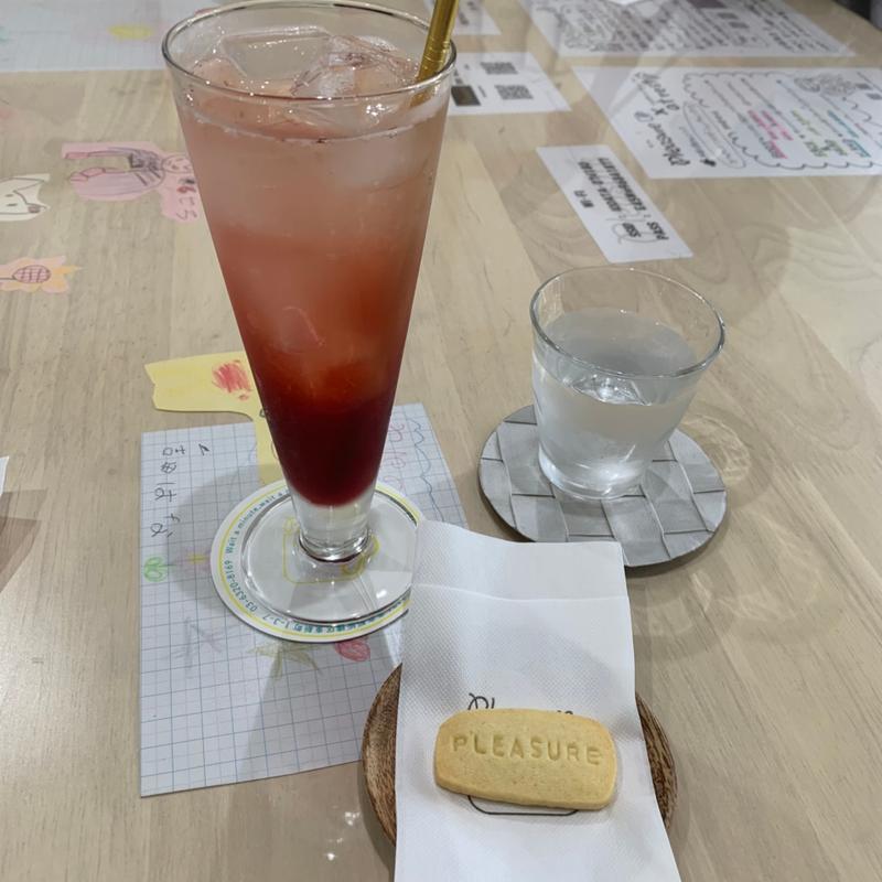 ブルーベリーソーダ(東新町・ホッと一息 ～cafe Pleasure ～)