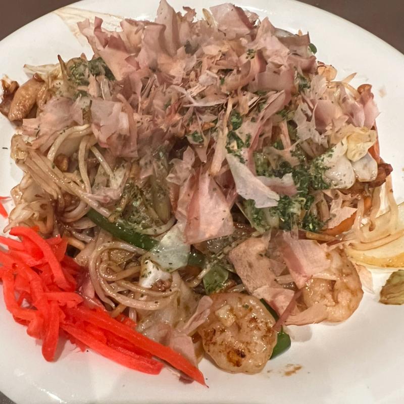 ミックス海鮮焼きそば(みくに)