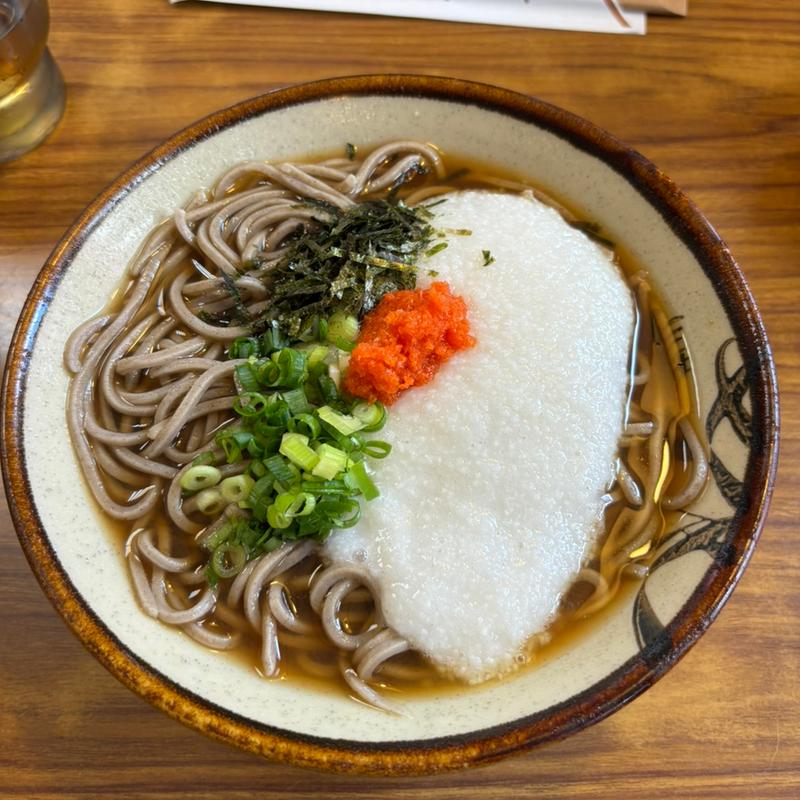 山かけそば(松の屋 )