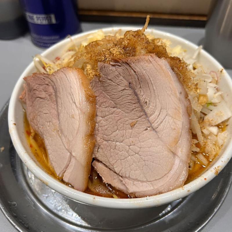 小ラーメン シークァーサー ニンニク 背脂 玉ねぎ 魚粉(麺でる 多摩センター店 )