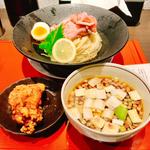 燻製薫る昆布水つけそば(鶏そば縁道 煮干別邸（CoCoLo新潟内）)
