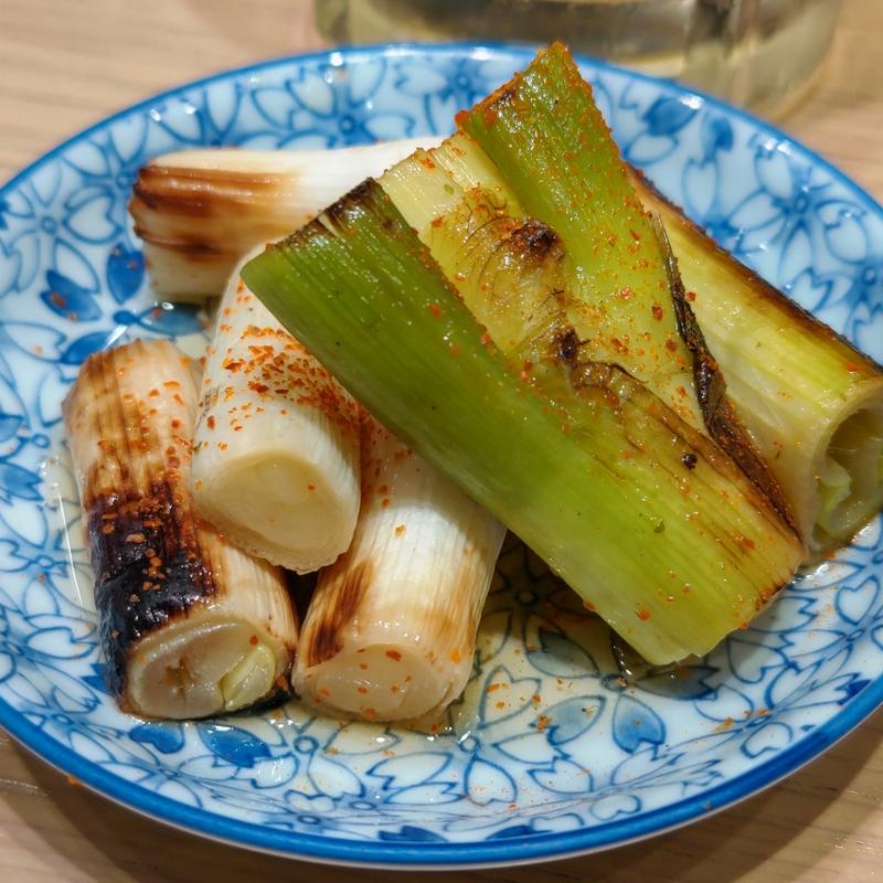 地ネギ焼浸し(貝 刺身専門店 しらはら 関内)