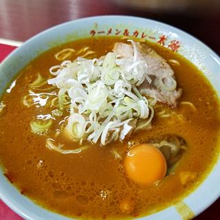 カレーラーメン＋生玉子