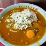 カレーラーメン＋生玉子