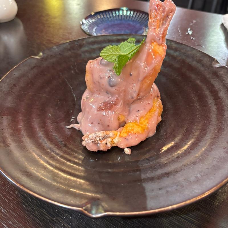 カシスエビマヨ(中華バル 楽)