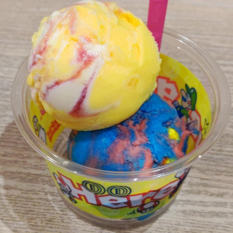 スーパーマリオフルーツサマーソルベ・ビーチメルバ(サーティワンアイスクリーム イオンフードスタイル港南台店)