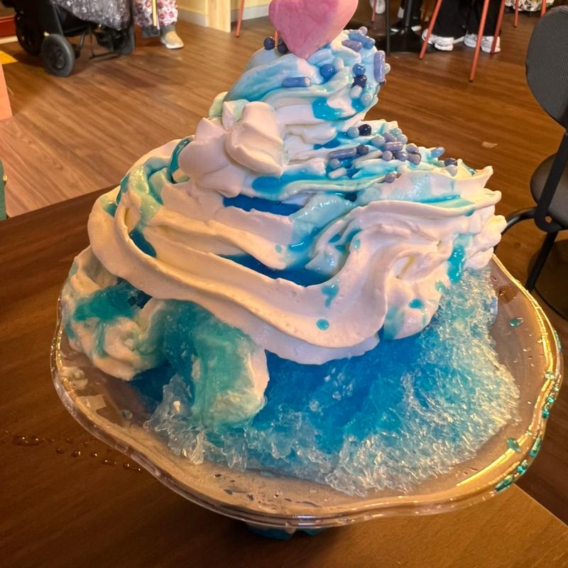 ヒマラヤかき氷 ブルーハワイ(ネパールパビリオン)