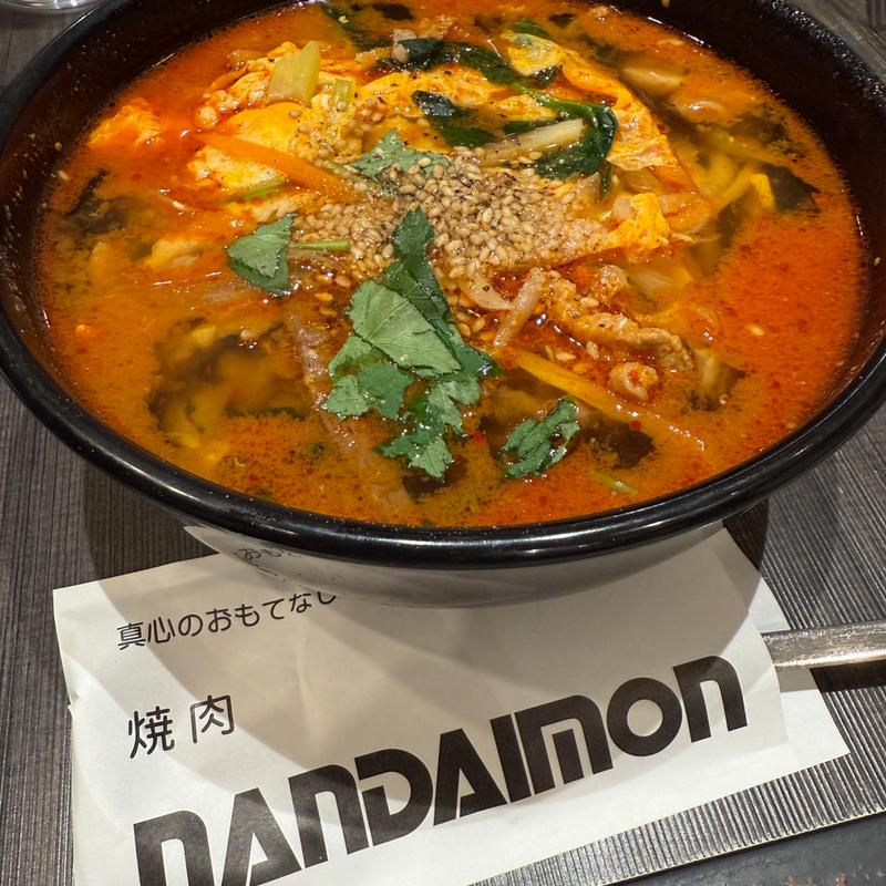 ユッケジャンスープ(焼肉 南大門(ザ・グランドスパ南大門))