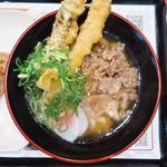 肉ごぼ天うどんミニ
