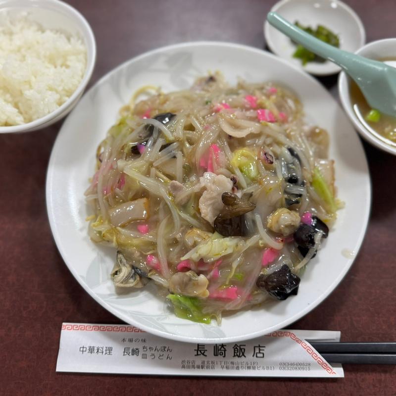 皿うどんセット　柔(長崎飯店 高田馬場駅前店 （ナガサキハンテン）)