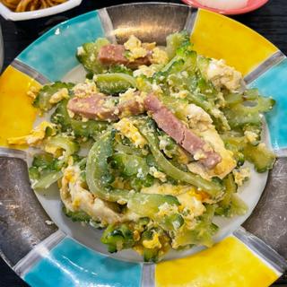ゴーヤチャンプルー定食(びんがた)