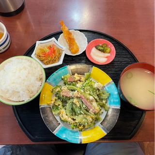 ゴーヤチャンプルー定食