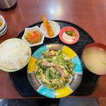 ゴーヤチャンプルー定食(びんがた)